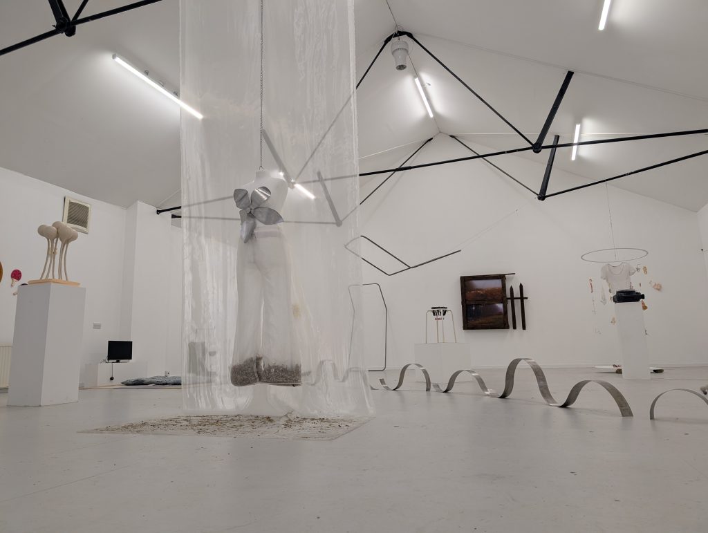 Contemporary art exhibition in Burns Street Studios' flexible exhibition space in Glasgow
