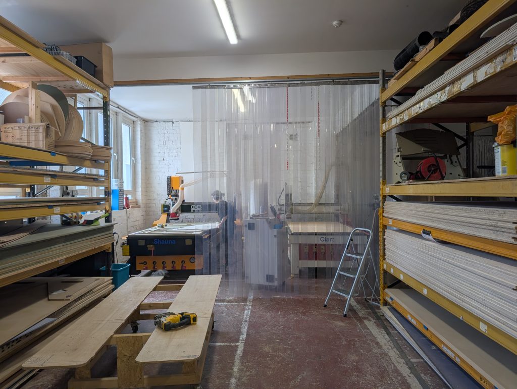 Creative studio workspace Glasgow Laser CNC Router